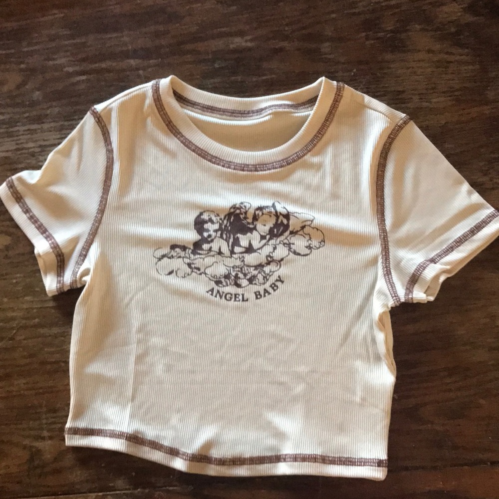 angel baby crop top